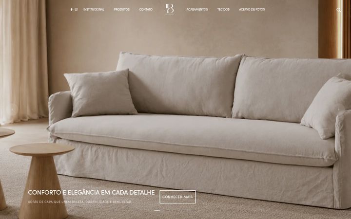 Screenshot of ilhabelamoveis.com.br