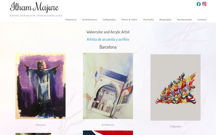 Screenshot of ilhammajure.es