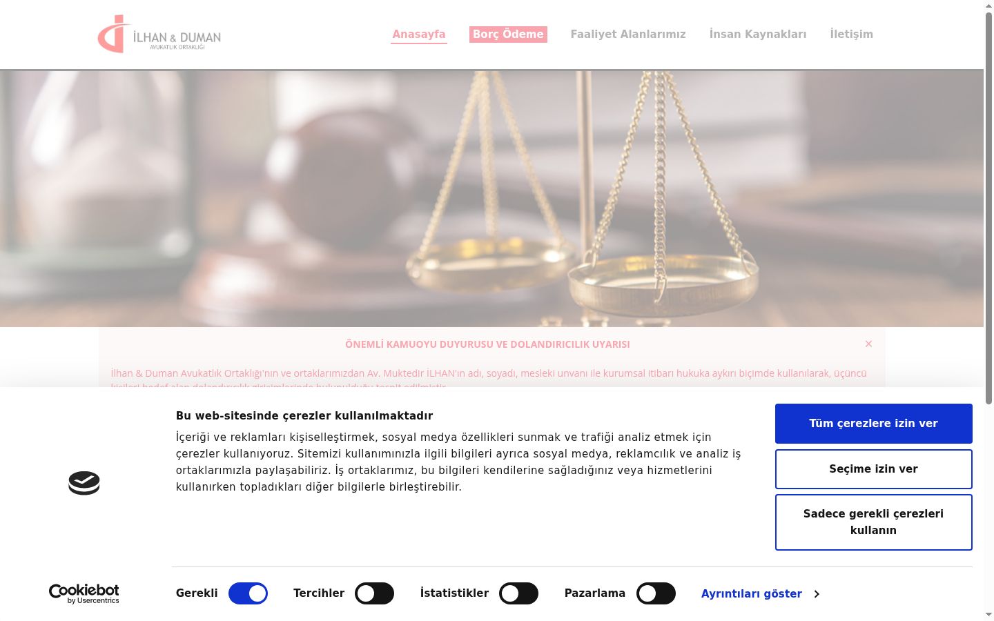 Zrzut ekranu banera zgody wyświetlanego przed jakąkolwiek interakcją