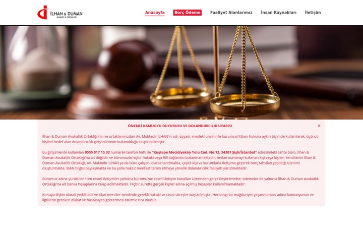 Screenshot of ilhanduman.com