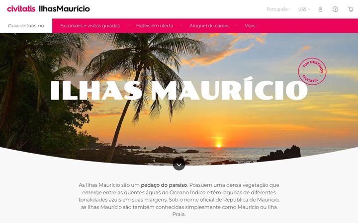 Screenshot of ilhasmauricio.net