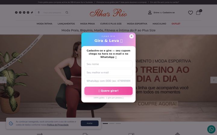 Screenshot of ilhasrio.com.br