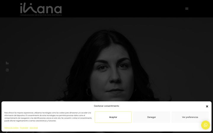 Screenshot of iliana.es
