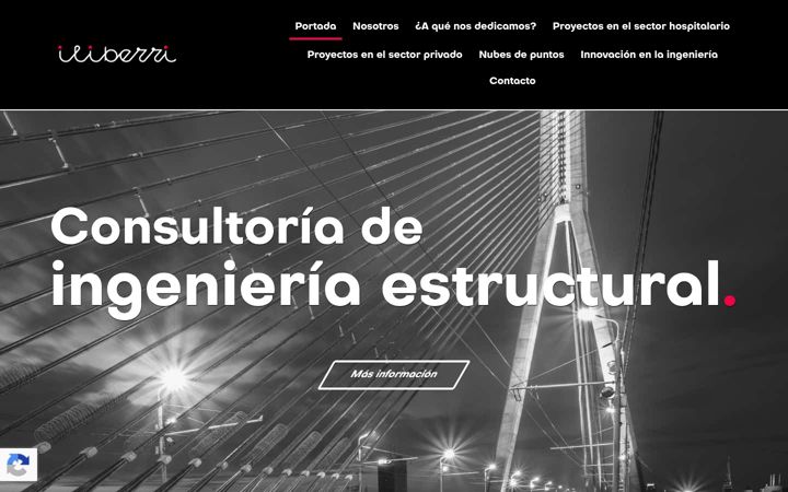 Screenshot of iliberri-ingenieros.es