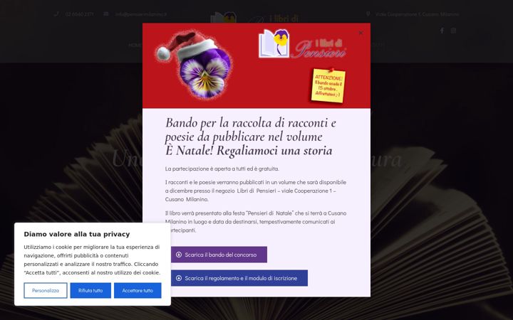 Screenshot of ilibridipensieri.it