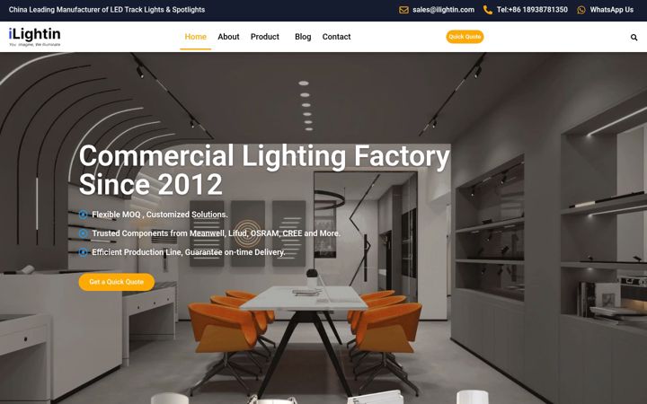 Screenshot of ilightin.com