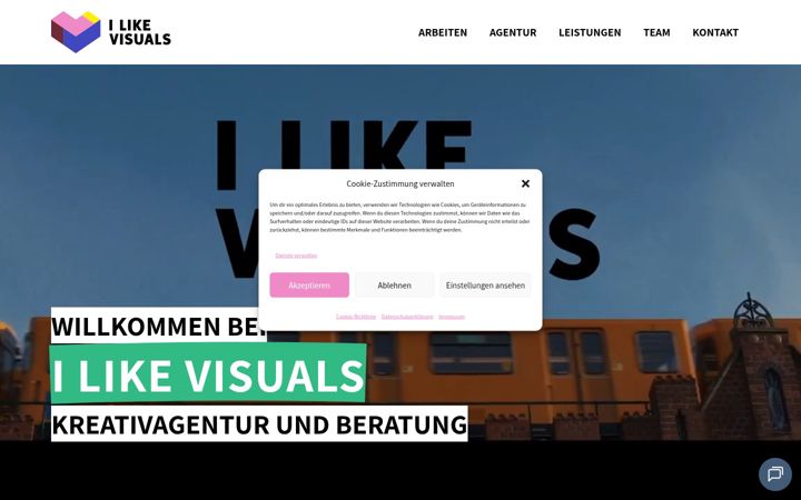 Screenshot of ilikevisuals.com