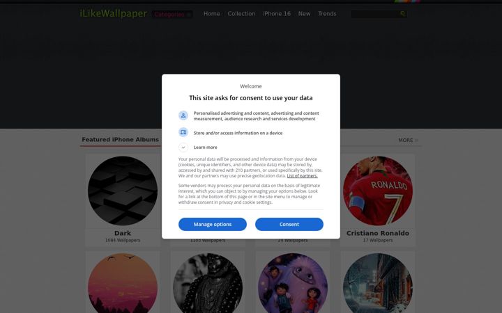 Screenshot of ilikewallpaper.net