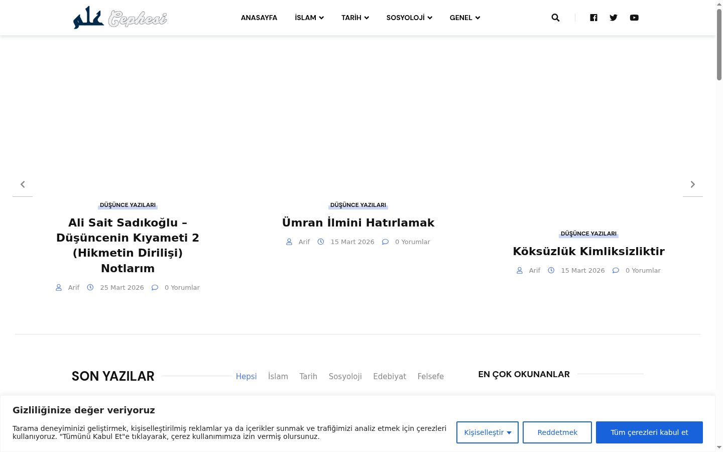 Kuvakaappaus suostumusbannerista, joka näytettiin ennen mitään vuorovaikutusta