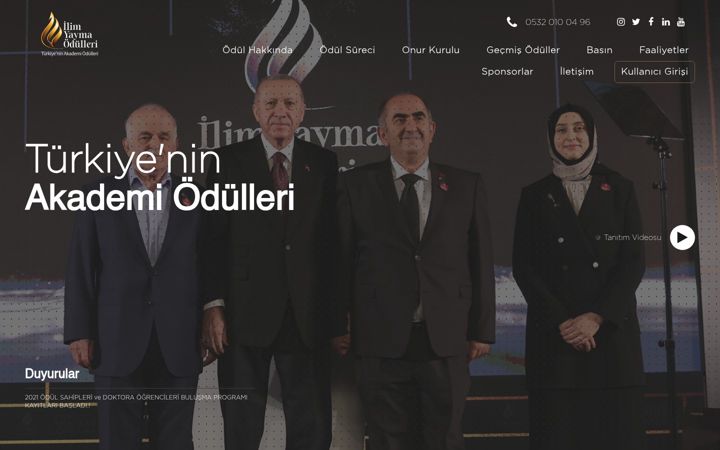 Screenshot of ilimyaymaodulleri.org