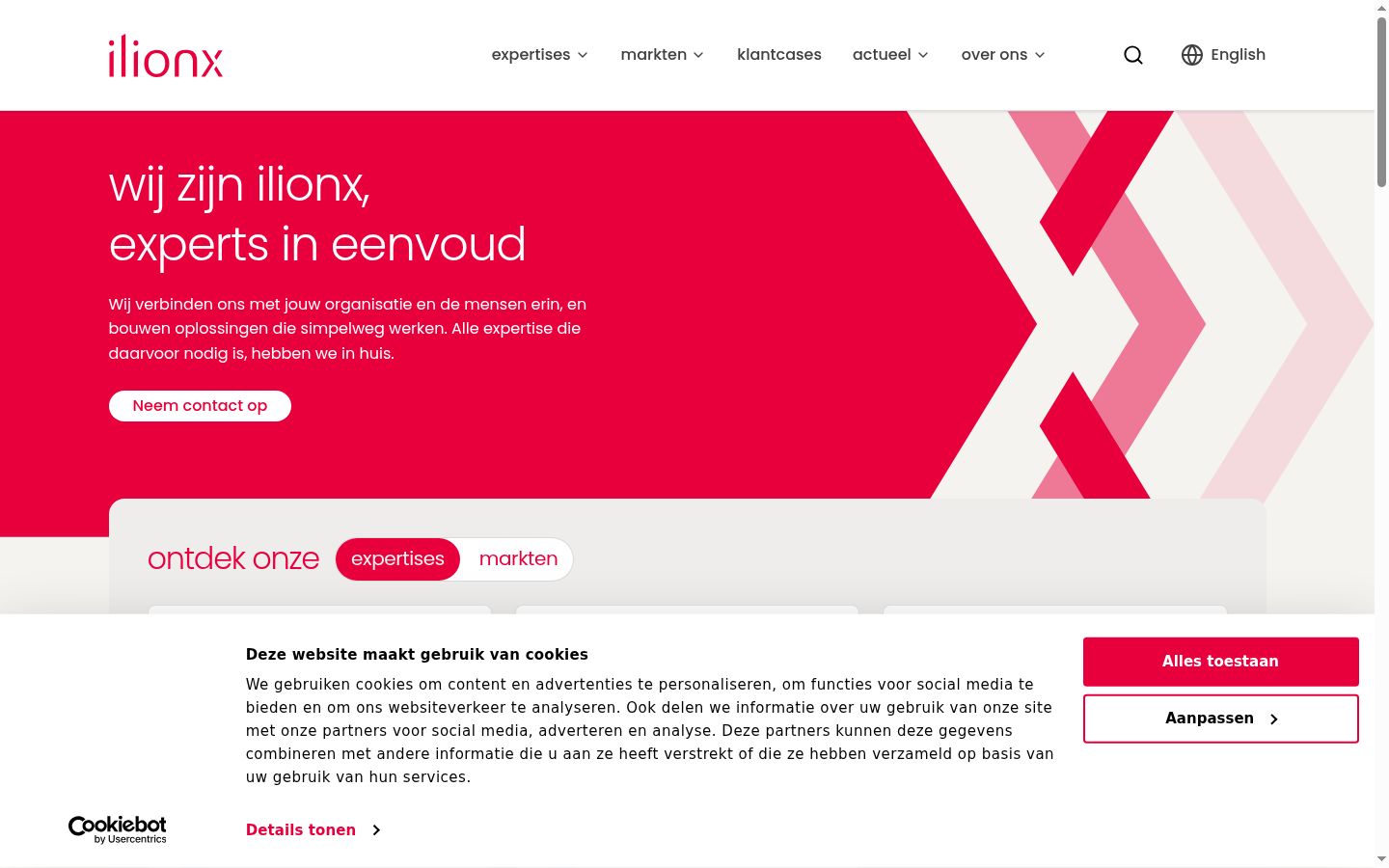 Screenshot tal-banner tal-kunsens muri qabel kwalunkwe interazzjoni