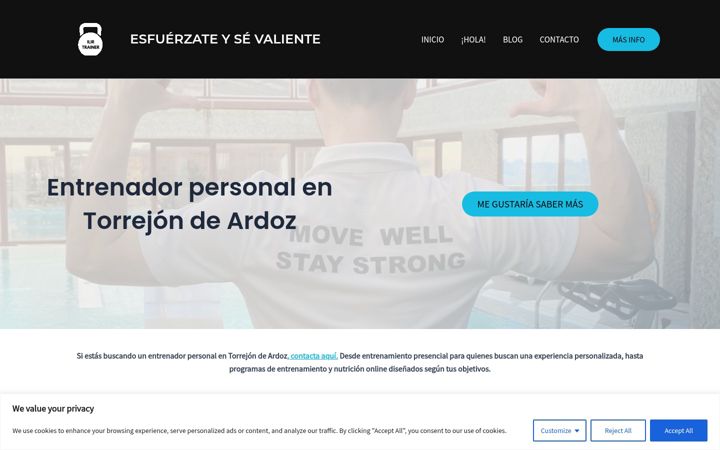 Screenshot of ilirtrainer.com