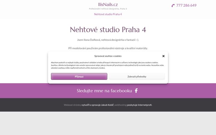 Screenshot of ilisnails.cz