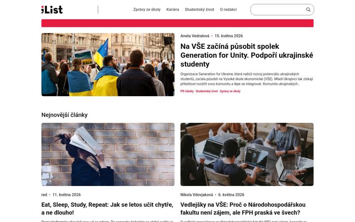 Screenshot of ilist.cz