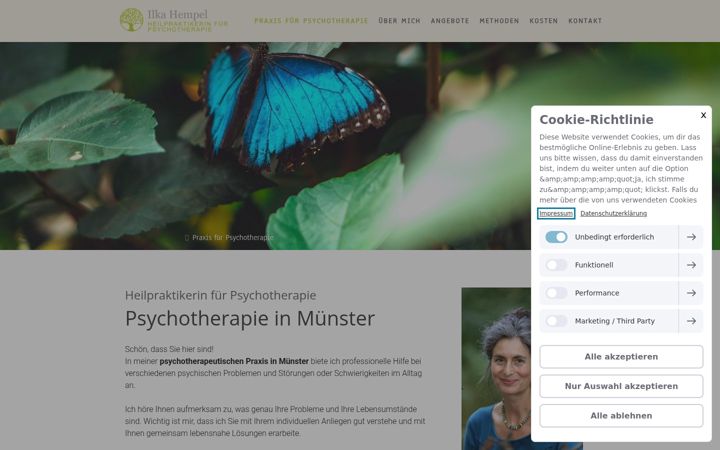 Screenshot of ilkahempel.de