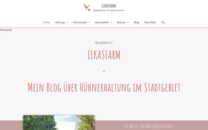 Screenshot of ilkasfarm.de