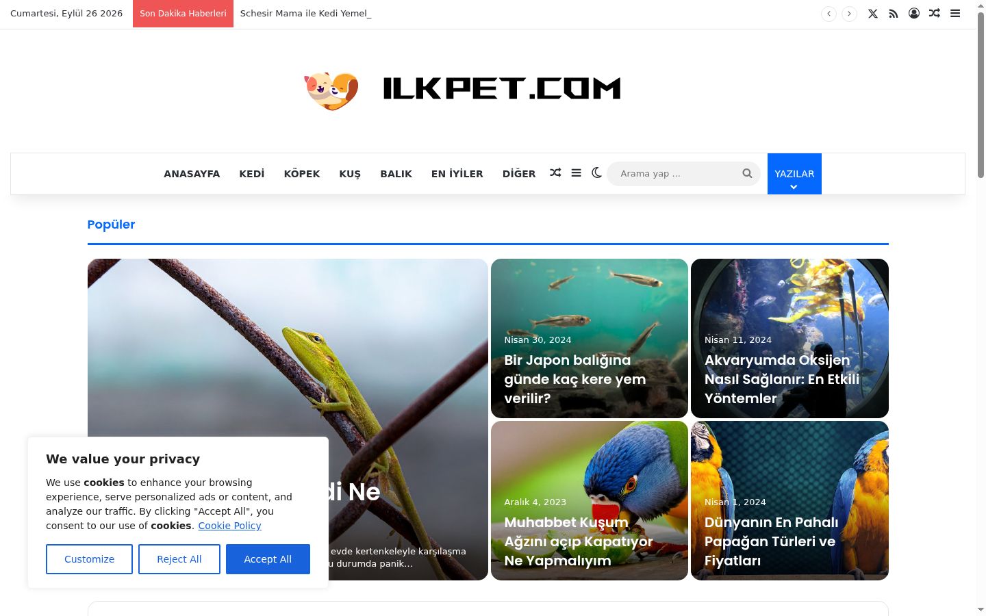 Screenshot tal-banner tal-kunsens muri qabel kwalunkwe interazzjoni
