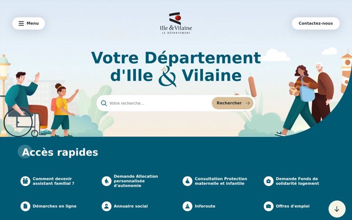 Zrzut ekranu ille-et-vilaine.fr