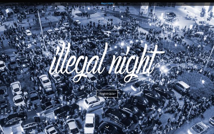 Screenshot of illegalnight.com