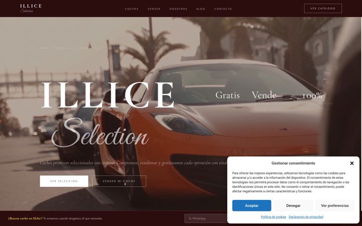 Screenshot of illiceselection.com