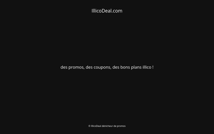 Screenshot of illicodeal.com