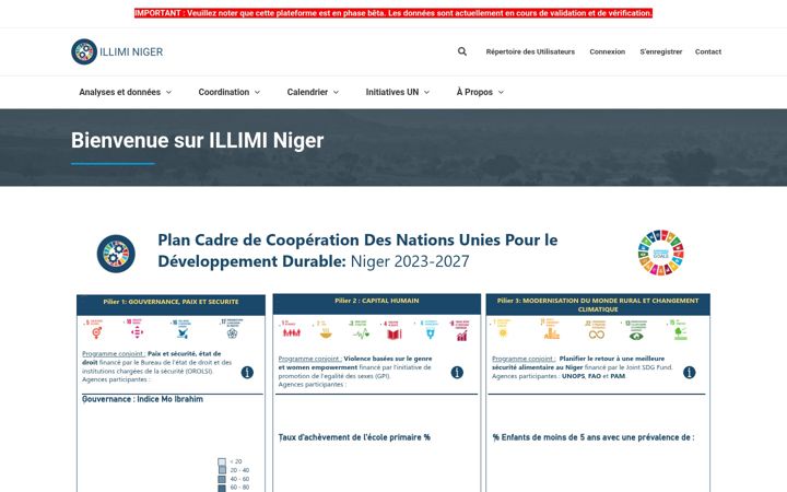 Screenshot of illimi-niger.com