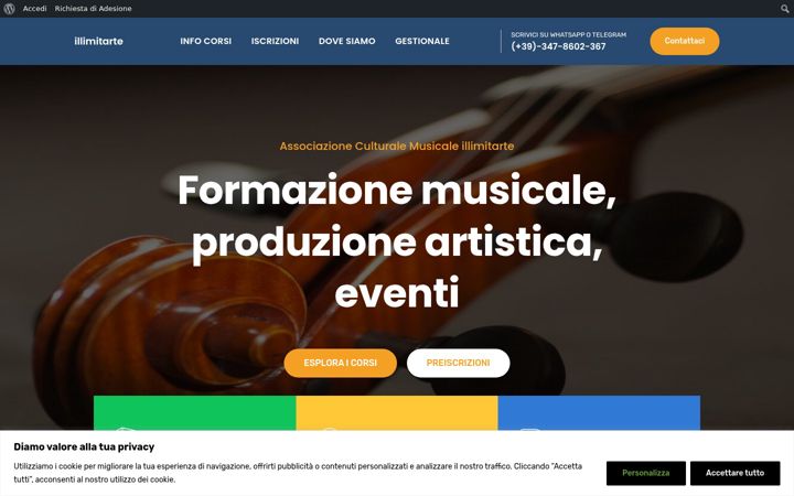 Screenshot of illimitarte.com