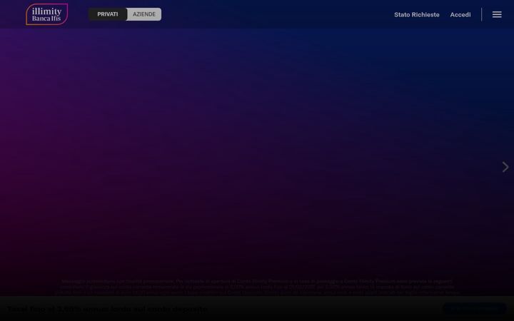 Screenshot of illimitybank.com