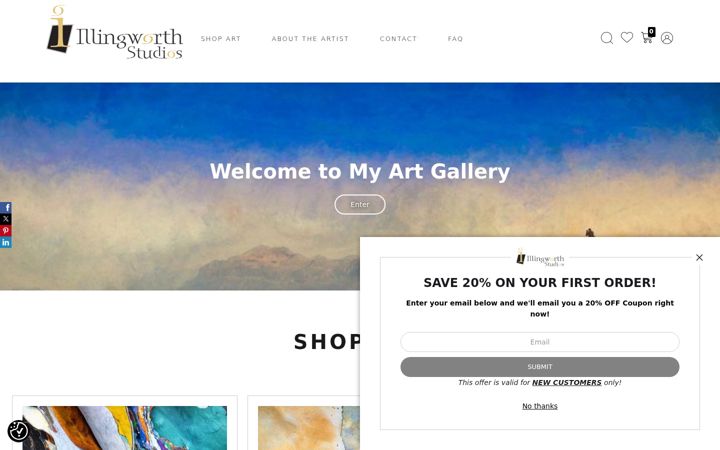 Screenshot of illingworthstudios.com
