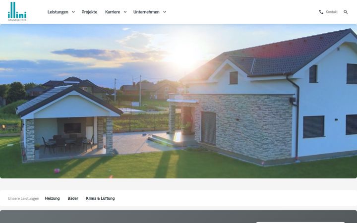 Screenshot of illini-haustechnik.de