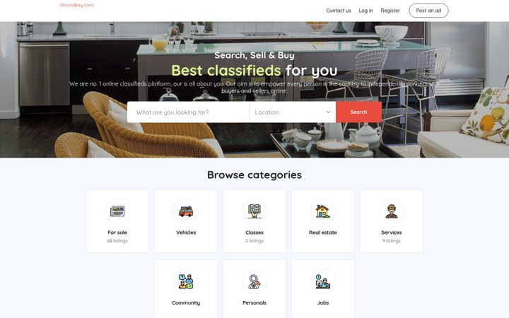 Screenshot of illinoisbay.com