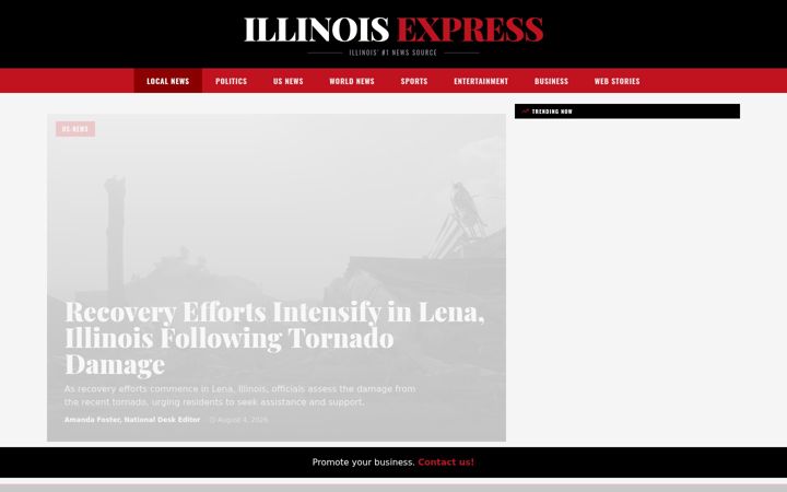 Screenshot of illinoiseexpres.com