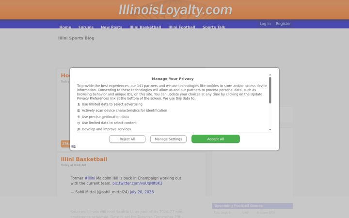 Screenshot of illinoisloyalty.com