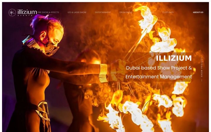 Screenshot von illizium.com