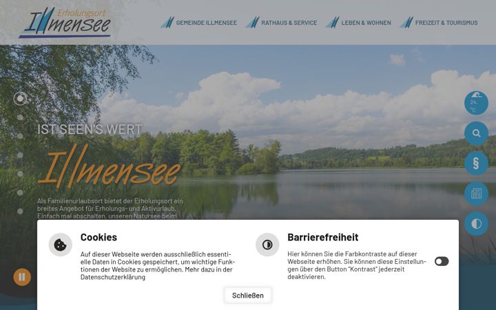 Screenshot of illmensee.de