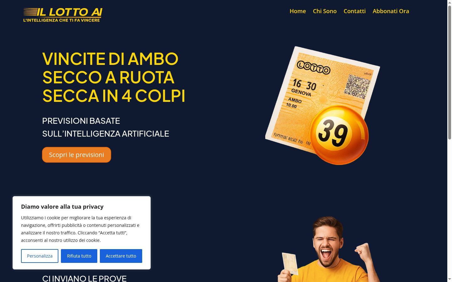 Screenshot tal-banner tal-kunsens muri qabel kwalunkwe interazzjoni
