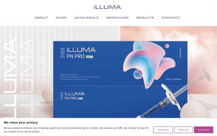 Screenshot of illumapn.com
