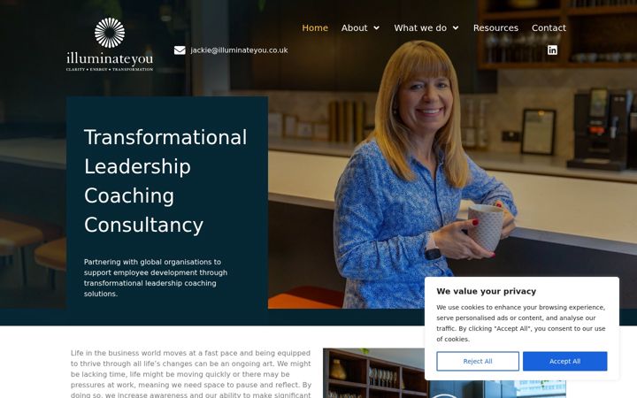 Screenshot of illuminateyou.co.uk