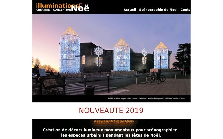 Screenshot of illumination-noel.fr