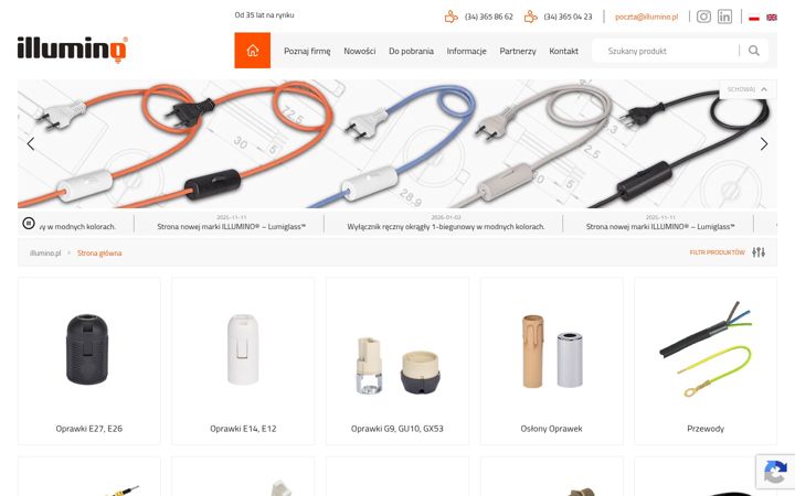 Screenshot of illumino.pl