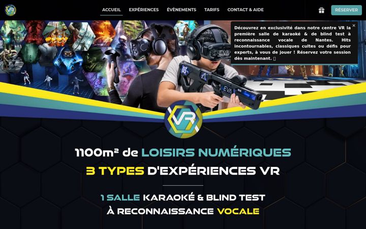 Screenshot of illusion-vr.fr