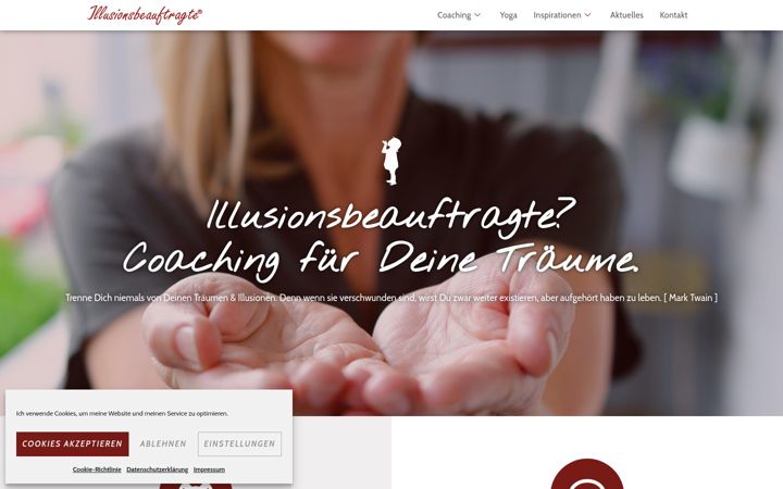Screenshot of illusionsbeauftragte.de