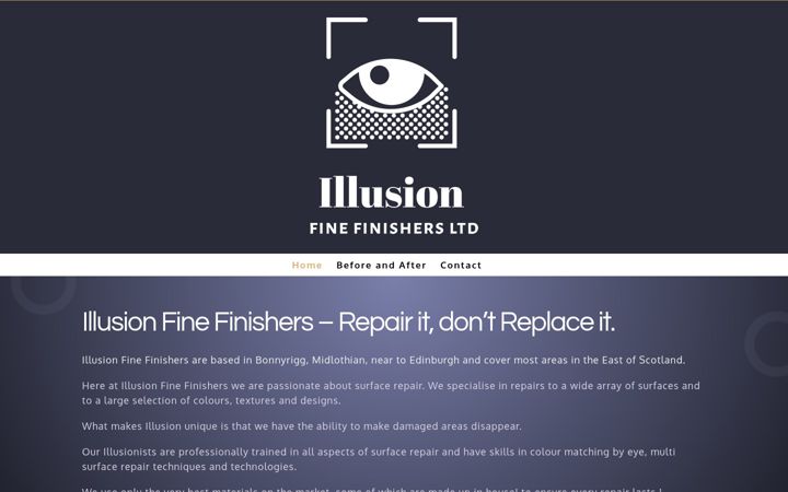 Screenshot of illusionsurfacerepairs.co.uk