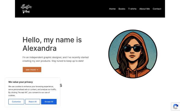 Screenshot of illustrovibe.com