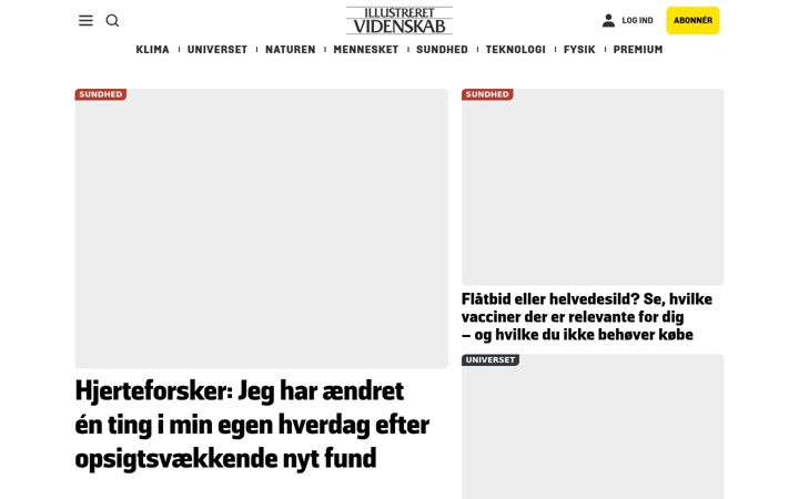 Screenshot of illvid.dk