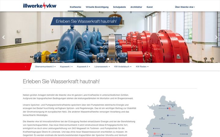 Screenshot of illwerkevkw-welten.at