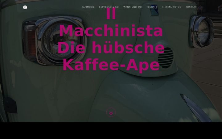 Screenshot of ilmacchinista.ch