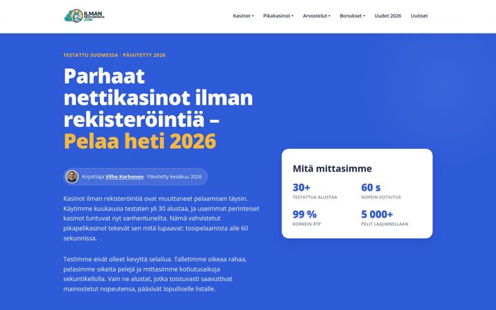 Snímek obrazovky ilmanrekisterointia.com