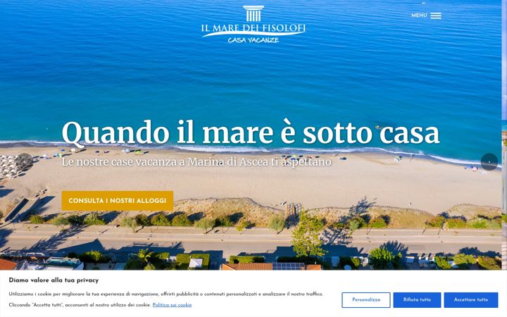 Screenshot of ilmaredeifilosofi.it