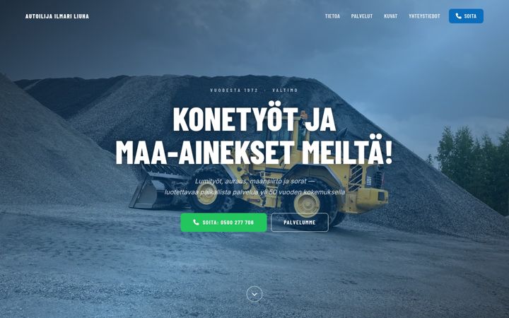 Screenshot of ilmariliuha.com